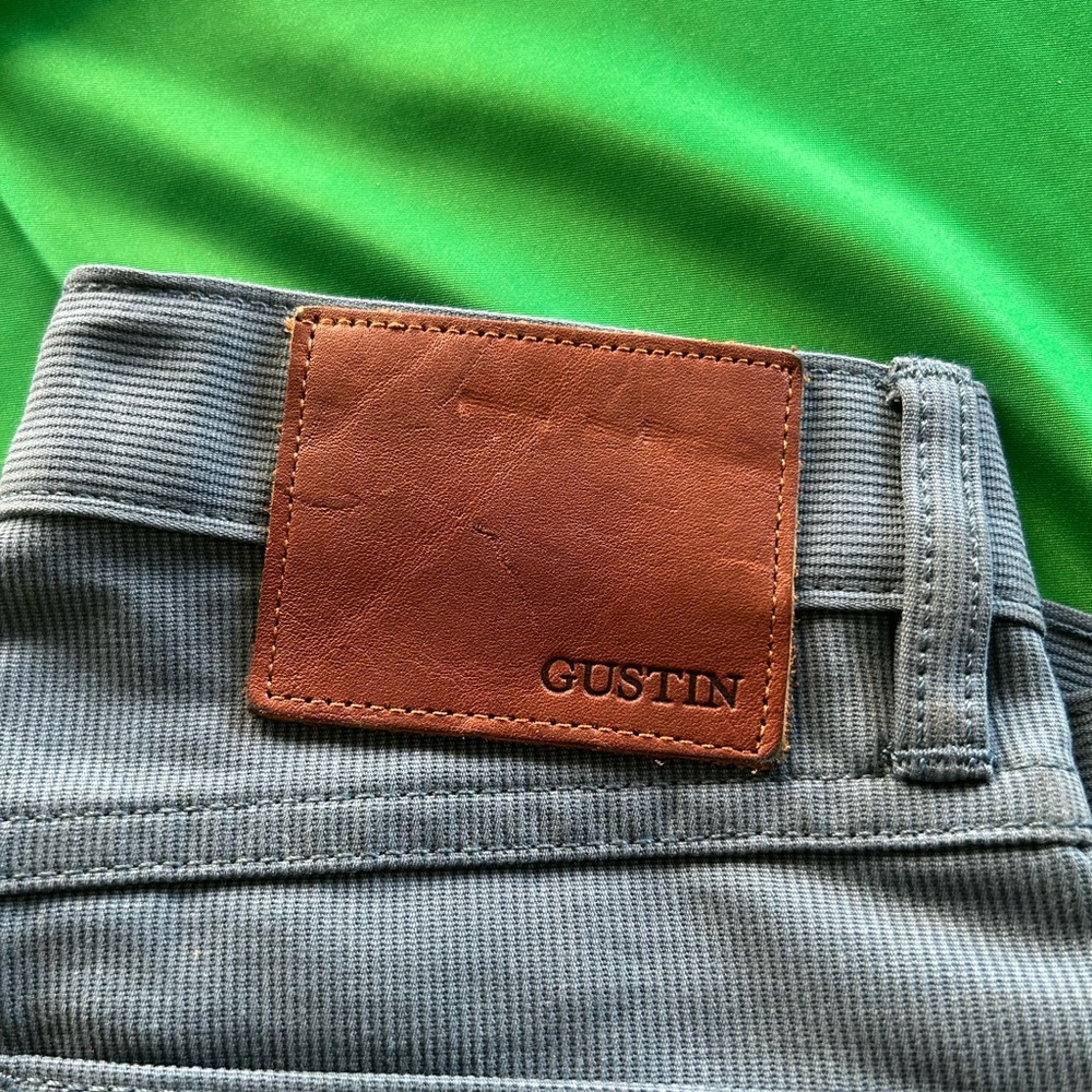 Gustin Corduroy Pants Jeans Men's 30 Button Fly Straight Made in USA #198 Light - Picture 7 of 11
